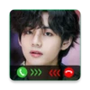 kim taehyung fake video call android application logo